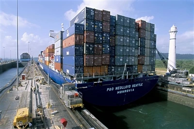 What goods cannot be transported in sea containers?
